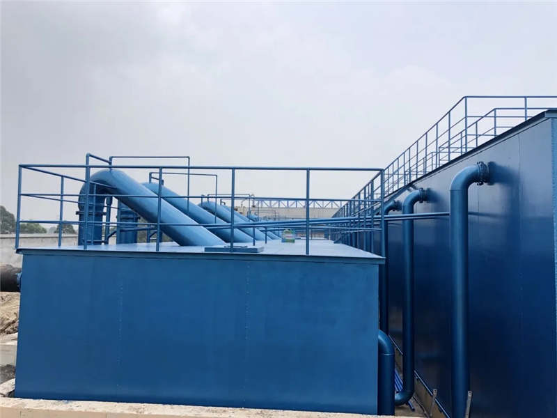 五通桥工业园区每天处理4万吨的全自动净水器